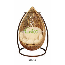 comfortable rattan hanging egg chair +swing with cushion for rattan chair